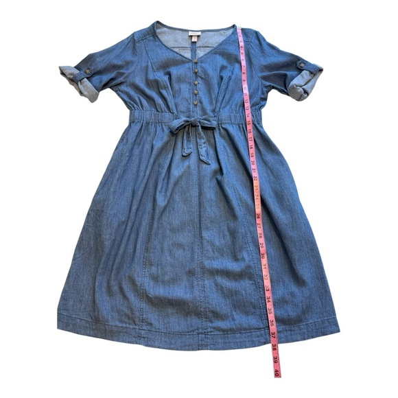 Isabel Maternity Denim Dress - Size Medium - Picture 12 of 14